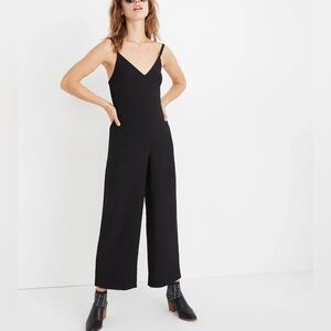 Madewell Thistle Cami Jumpsuit in Black size 4
